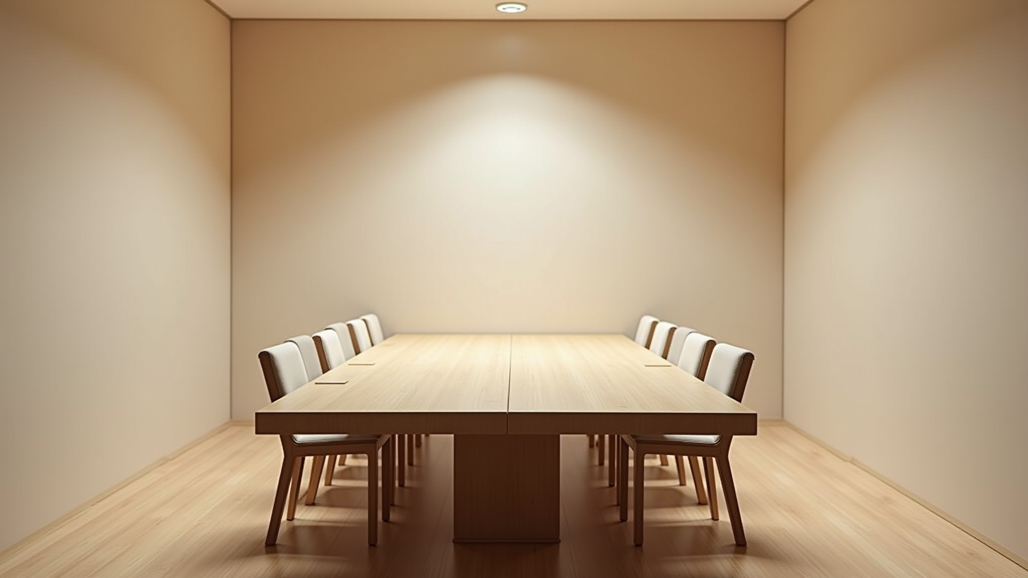Minimalist conference room - strategic consultation space